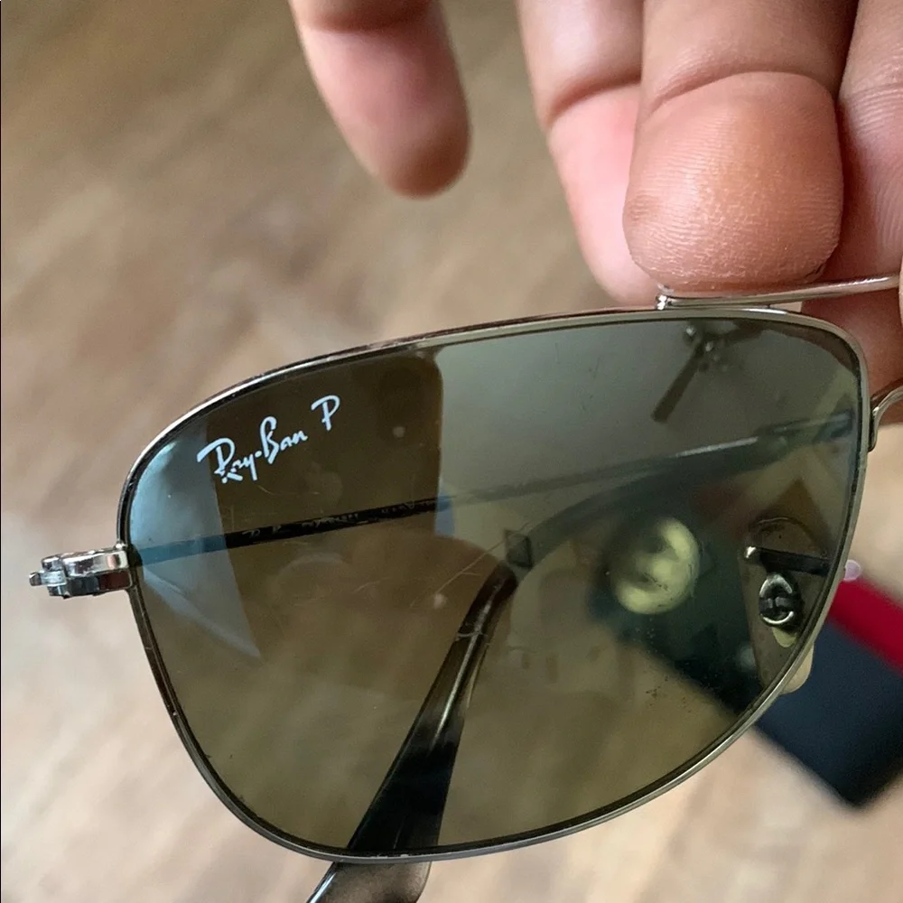 Ray-Ban Aviator Chromanse Sunglasses with Case Unisex - Picture 3 of 11